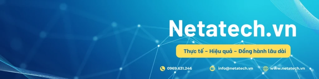 Blue and White Futuristic Manager LinkedIn Banner