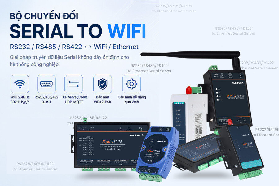 Serial to wifi